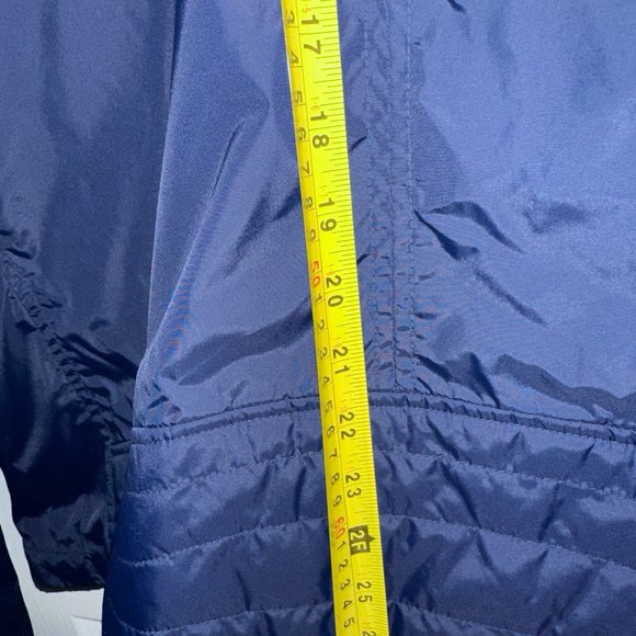 NWT MEN Sz XL SEDUKA Nylon Windbreaker Jacket Asymm MULTI ZIP POCKETS NAVY BLUE! - Picture 3 of 10